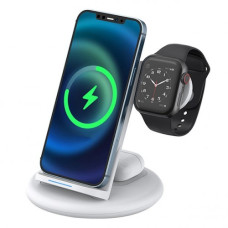 WiWU Power Air 3 In 1 18W Wireless Charger for Apple iPhone, iWatch and Airpods